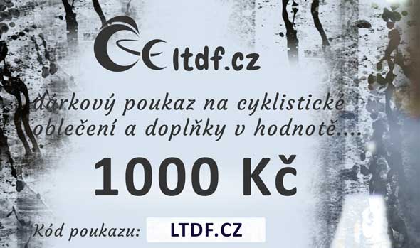 Dárkový poukaz na cyklistické oblečení v hodnotě 1000 Kč (náhled)