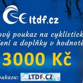 Dárkový poukaz na cyklistické oblečení v hodnotě 3000 Kč (náhled)