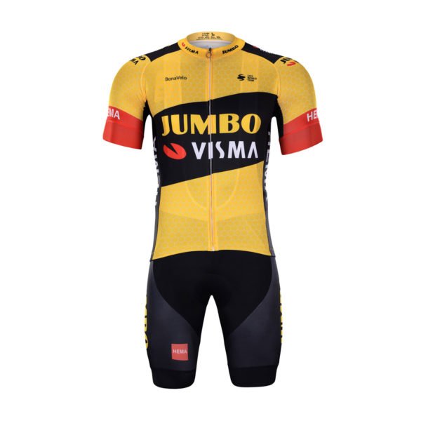 Cyklistický dres a kalhoty Lotto-Jumbo 2020 Visma
