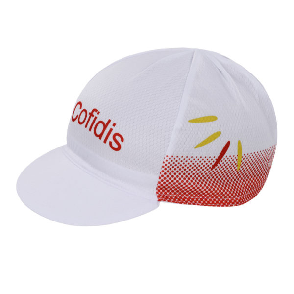 Cyklo čepice s kšiltem Cofidis 2020 boční strana