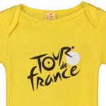 Kojenecké body Tour de France žluté logo