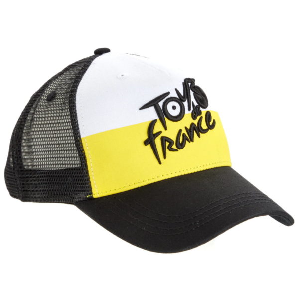 Kšiltovka Tour de France žluto bílá pravá strana