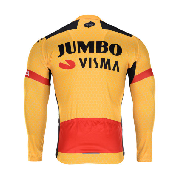 Cyklobunda zimní Lotto-Jumbo 2020 Visma zadní strana