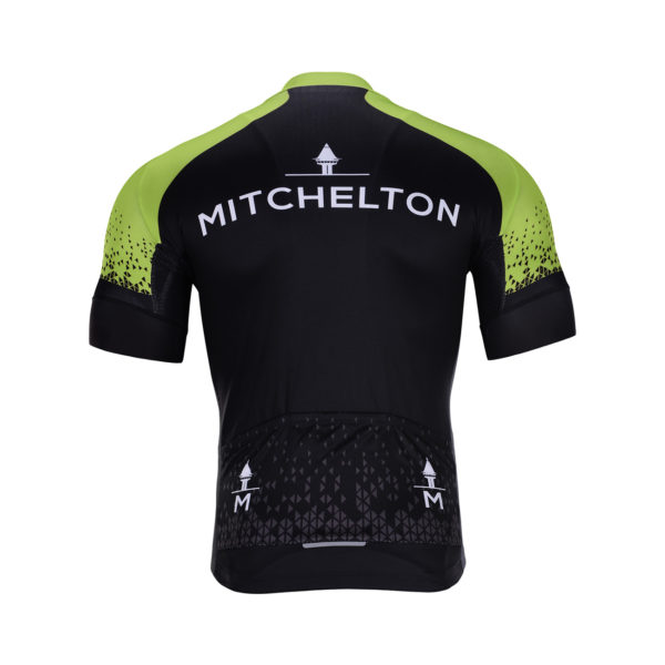 Cyklodres Mitchelton-Scott 2020  zadní strana