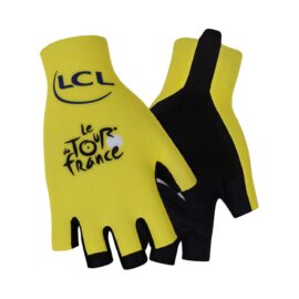 Cyklistické rukavice Tour de France žluté 2023