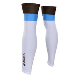 Cyklistické návleky na nohy AG2R La Mondiale 2020 zadní strana