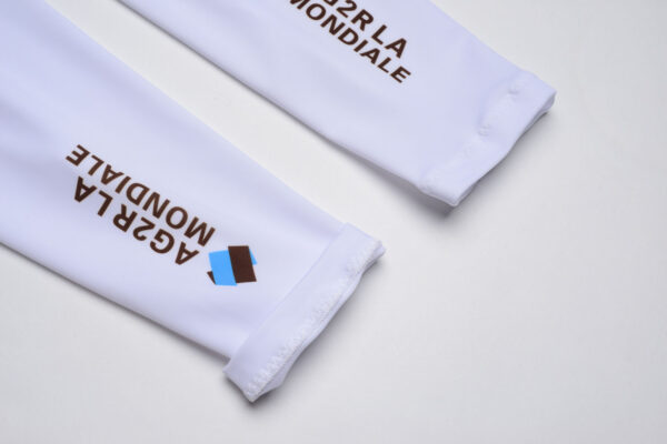Cyklistické návleky na nohy AG2R La Mondiale 2020 zakončení u kotníků