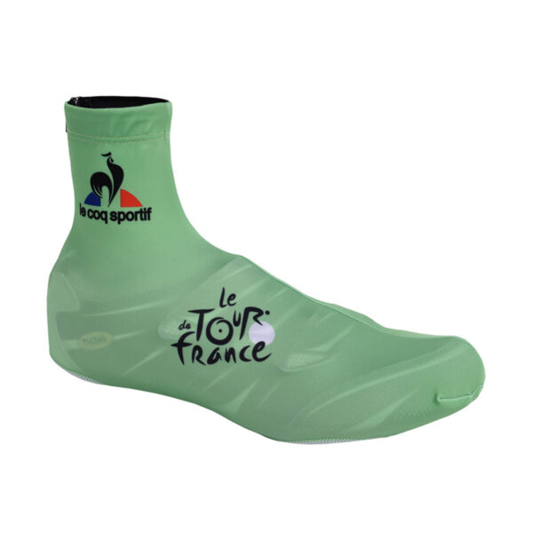 Cyklistické návleky na tretry Tour de France zelené pravý bok