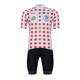 Cyklistický dres a kalhoty Tour de France 2023 puntíkovaný