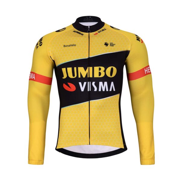 Cyklistická bunda zimní Jumbo-Visma 2023