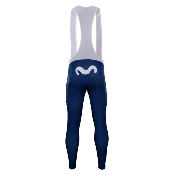 Zimní kalhoty na kolo Movistar 2021 zadní strana