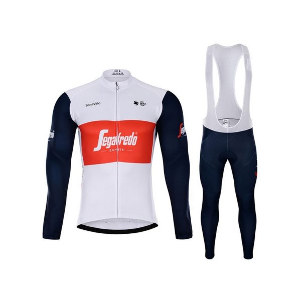 Zimní dres na kolo a zimní cyklistické kalhoty Trek-Segafredo 2021