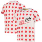 Triko Tour de France dětské puntíkované přední a zadní strana Triko Tour de France dětské puntíkované přední a zadní strana