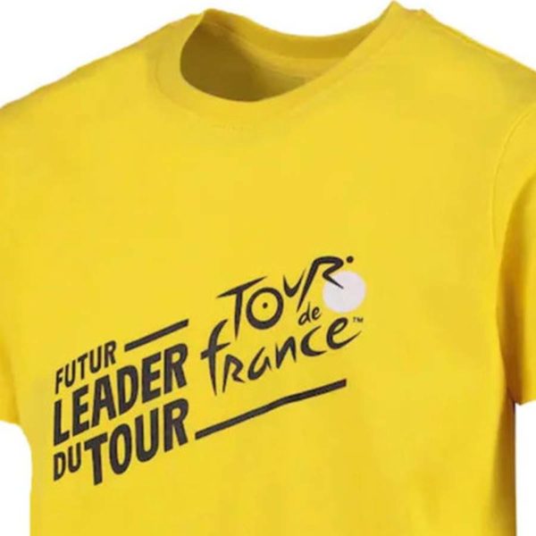 Triko Tour de France dětské žluté lídr logo